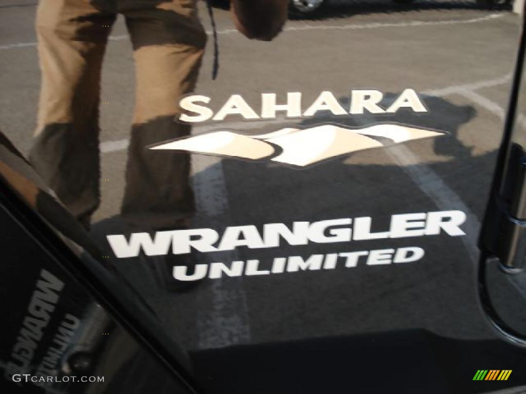 2007 Wrangler Unlimited Sahara - Black / Dark Slate Gray/Medium Slate Gray photo #27