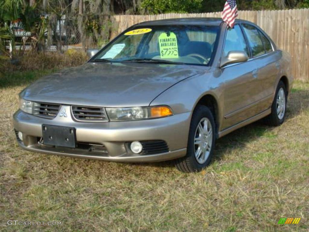 2002 Galant ES - Bodega Beige Pearl / Tan photo #1