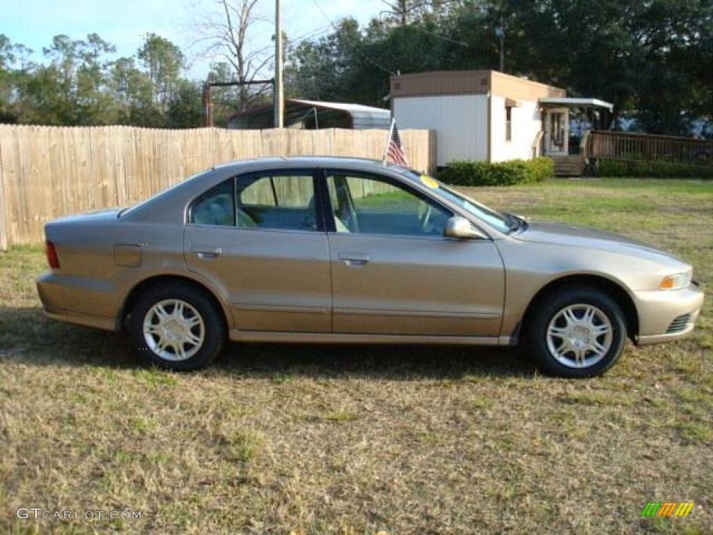 2002 Galant ES - Bodega Beige Pearl / Tan photo #5