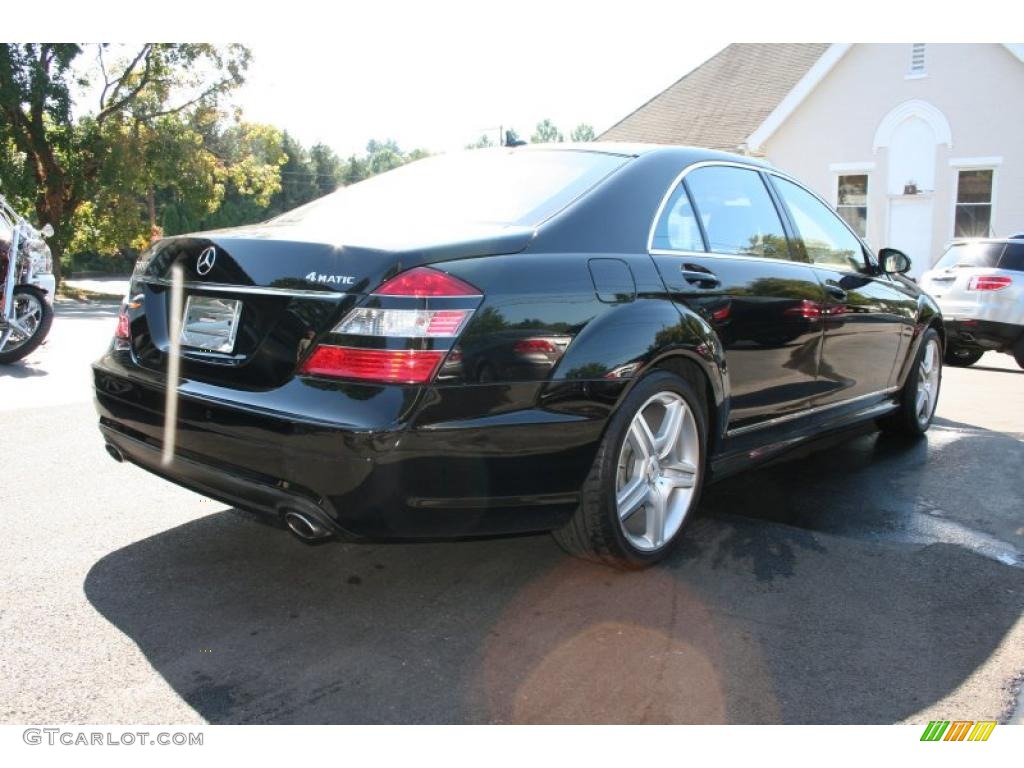 2008 S 550 4Matic Sedan - Black / Black photo #5