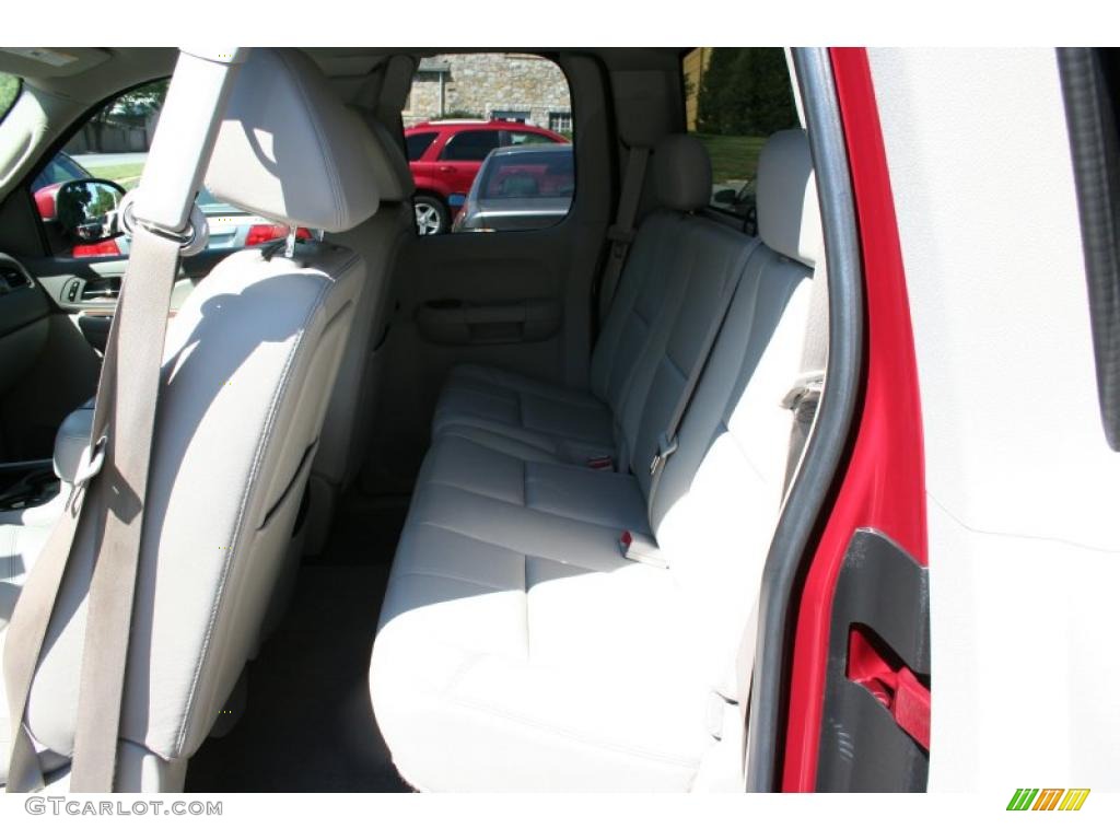 2007 Silverado 1500 LT Extended Cab 4x4 - Sport Red Metallic / Light Titanium/Dark Titanium Gray photo #5