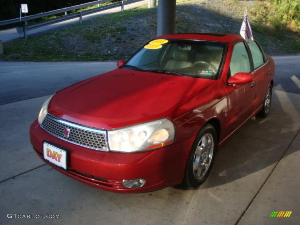 2003 L Series L200 Sedan - Medium Red / Gray photo #5