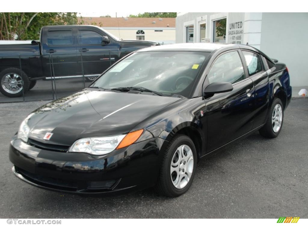 2003 Black Saturn Ion 2 Quad Coupe 35483553 Gtcarlot Car Black Saturn Ion