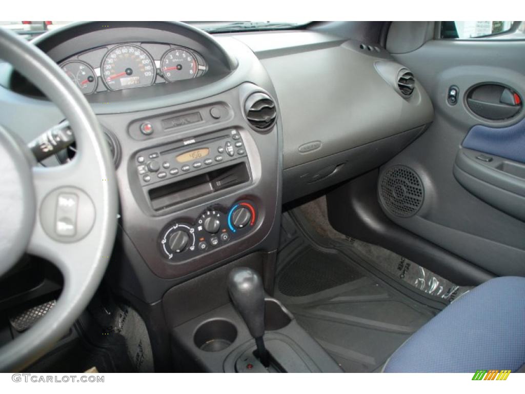 2003 ION 2 Quad Coupe - Black / Blue photo #22