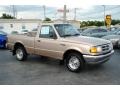 Light Saddle Metallic 1996 Ford Ranger XLT Regular Cab