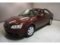 2009 Dark Cherry Red Hyundai Sonata GLS  photo #3