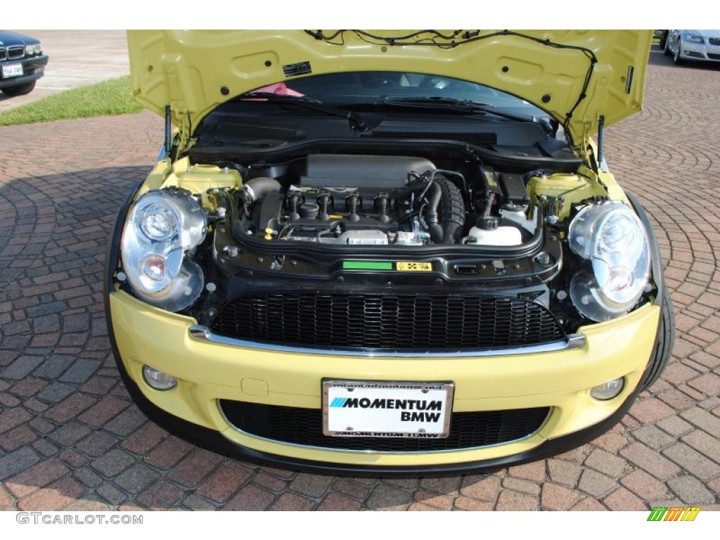 2009 Cooper S Convertible - Interchange Yellow / Black/Grey photo #19