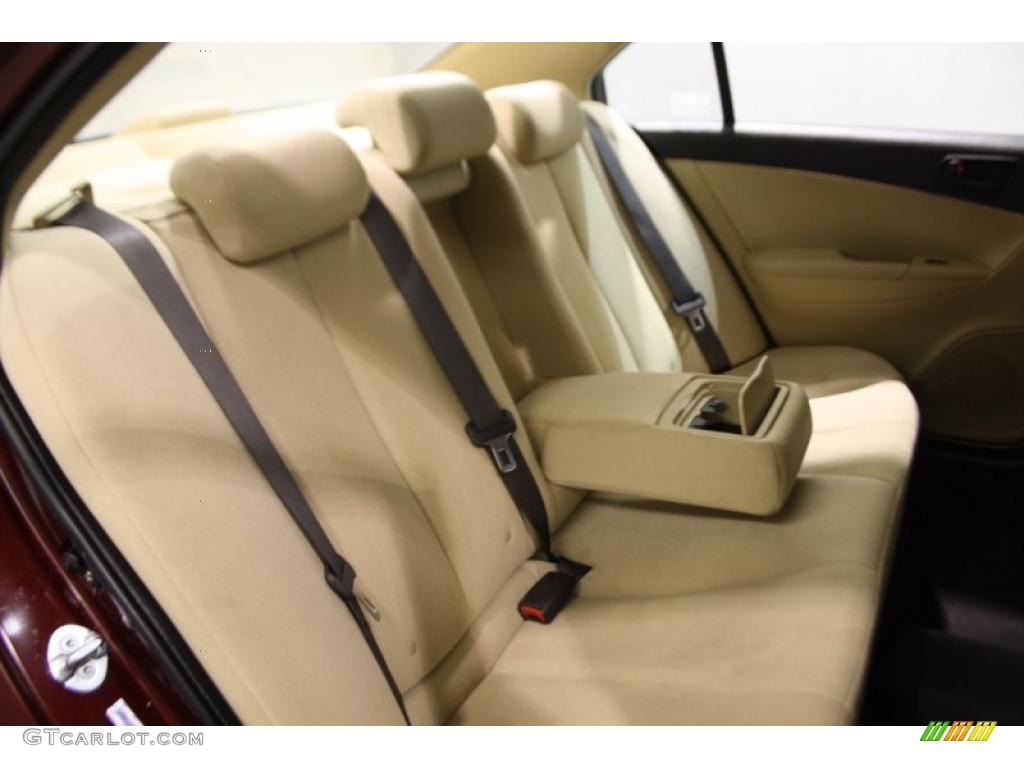 2009 Sonata GLS - Dark Cherry Red / Camel photo #32