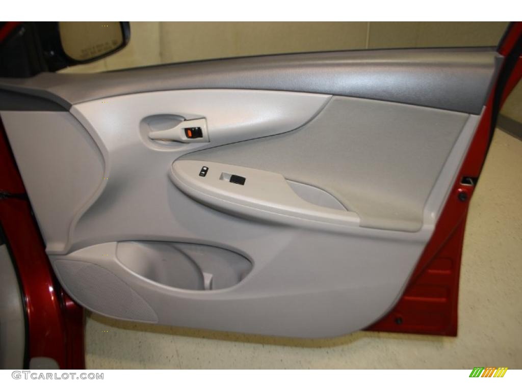 2009 Corolla LE - Barcelona Red Metallic / Ash photo #10
