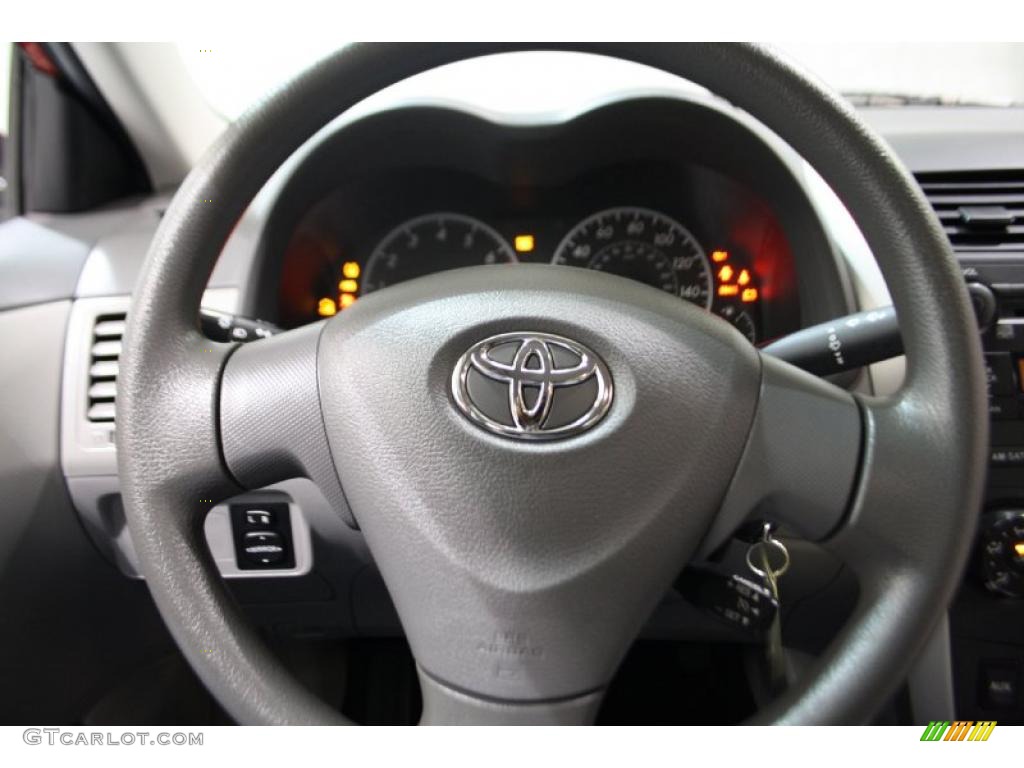 2009 Corolla LE - Barcelona Red Metallic / Ash photo #20