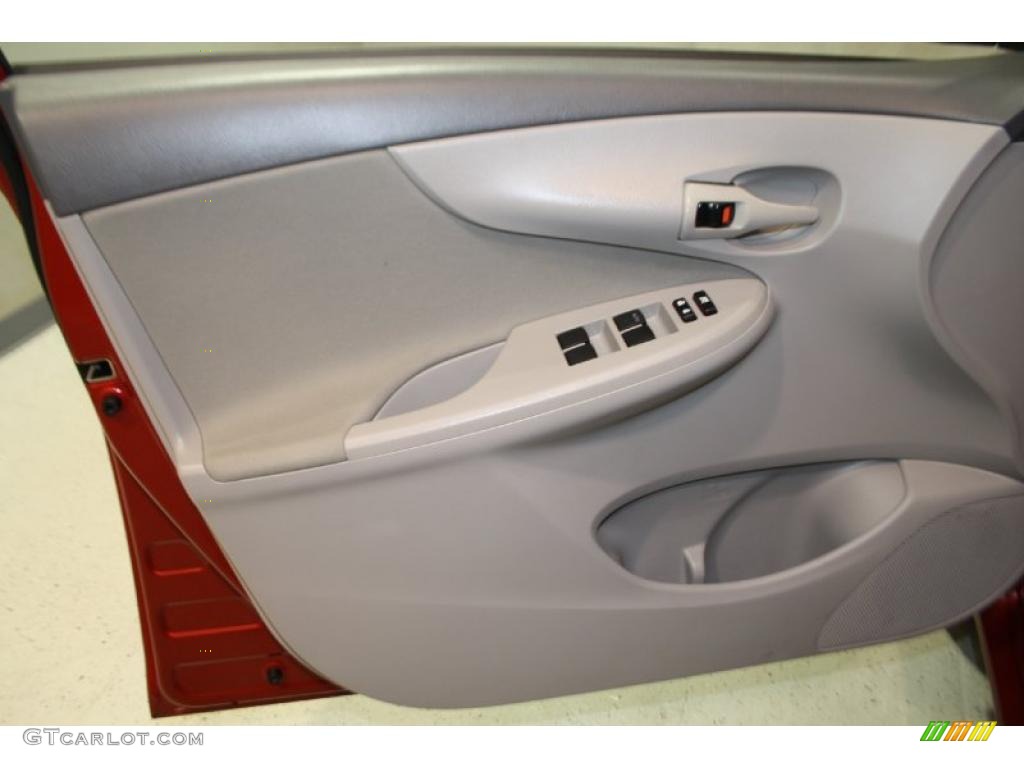 2009 Corolla LE - Barcelona Red Metallic / Ash photo #24