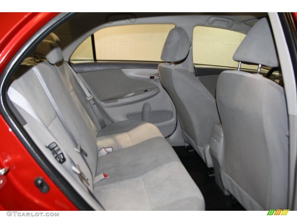 2009 Corolla LE - Barcelona Red Metallic / Ash photo #32
