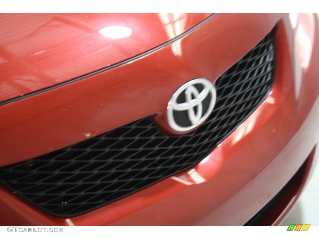 2009 Corolla LE - Barcelona Red Metallic / Ash photo #44
