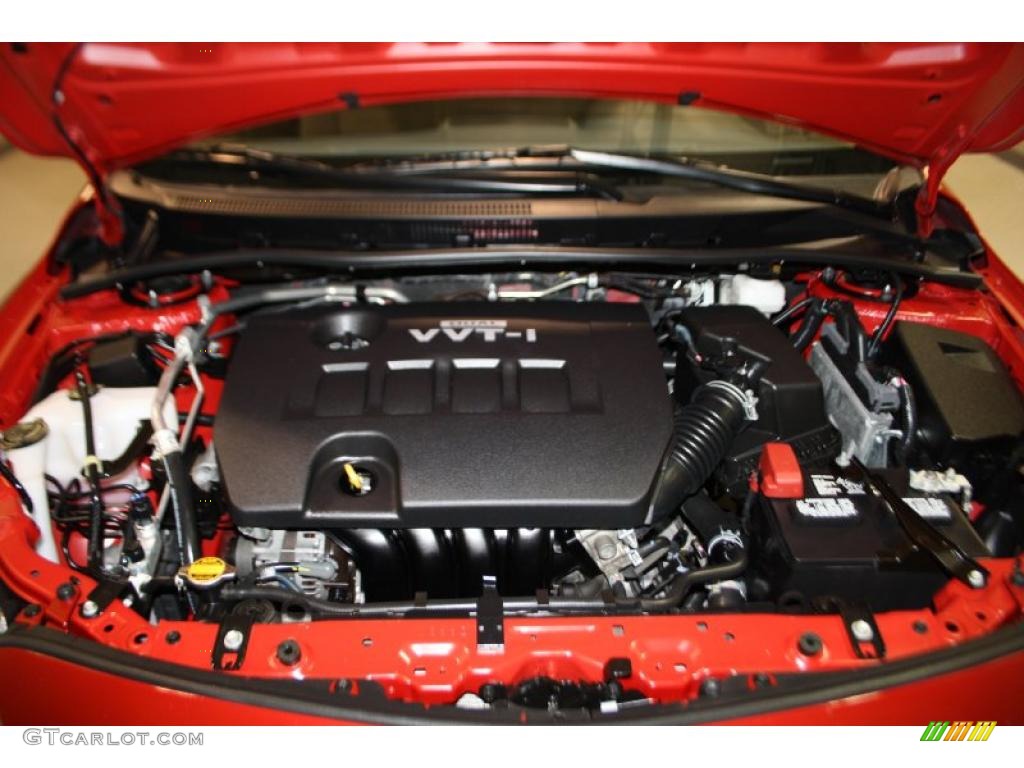 2009 Corolla LE - Barcelona Red Metallic / Ash photo #46