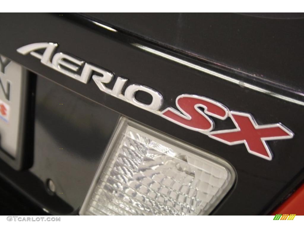 2004 Aerio SX Sport Wagon - Racy Red / Black photo #36