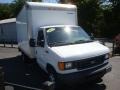 2003 Oxford White Ford E Series Cutaway E350 Commercial Moving Truck  photo #7