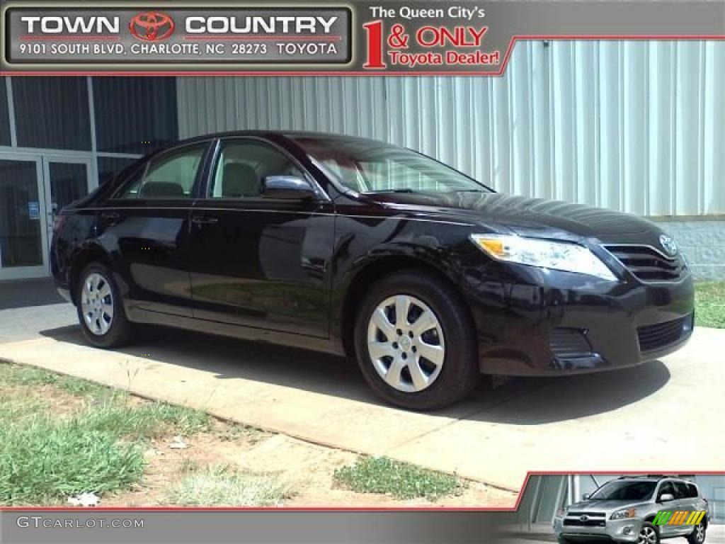 2010 Camry  - Black / Bisque photo #1