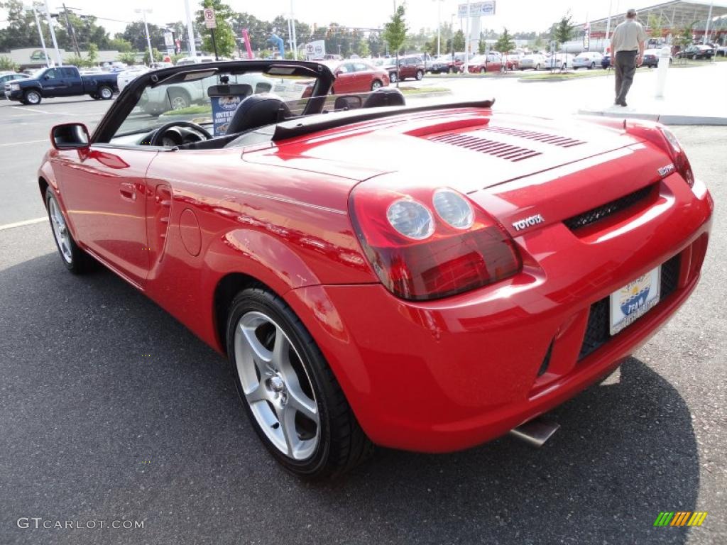 Absolutely Red 2005 Toyota MR2 Spyder Roadster Exterior Photo #35514521