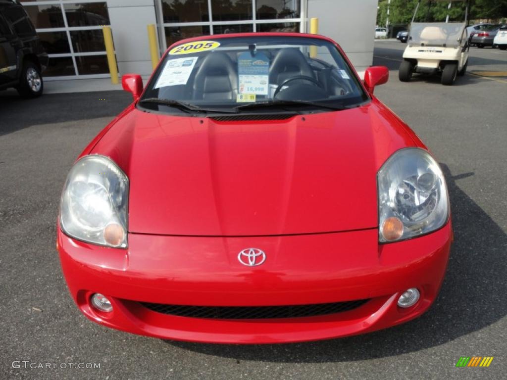 2005 MR2 Spyder Roadster - Absolutely Red / Black photo #8