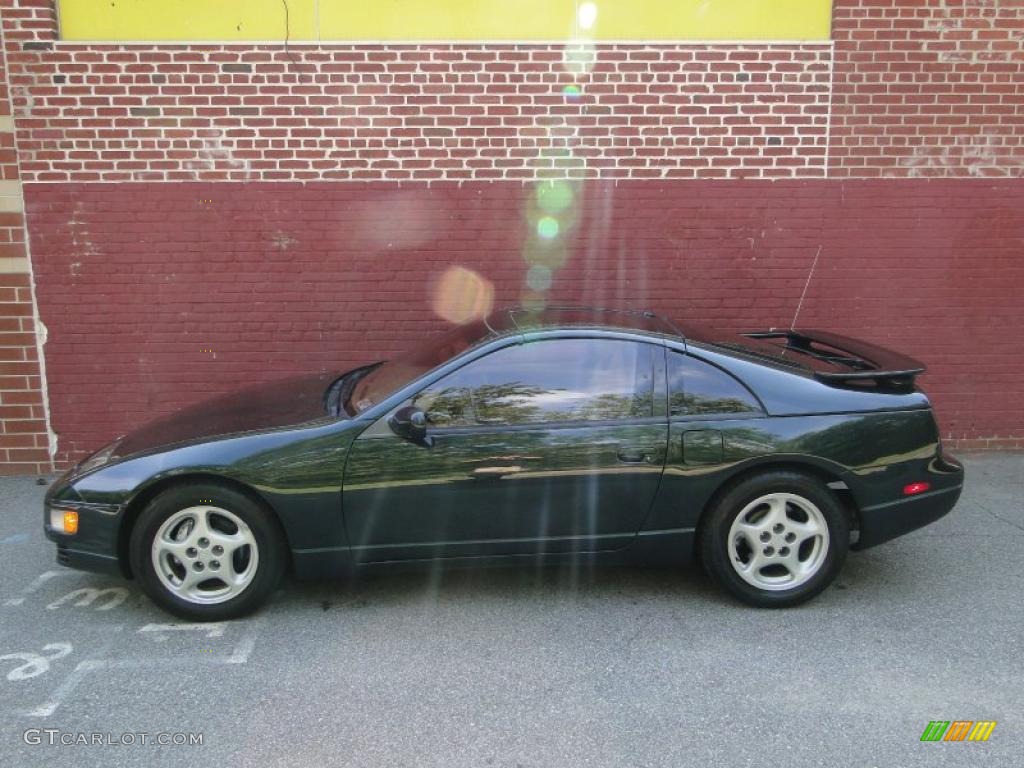 1994 300ZX Turbo Coupe - Black Emerald Pearl Metallic / Beige photo #2