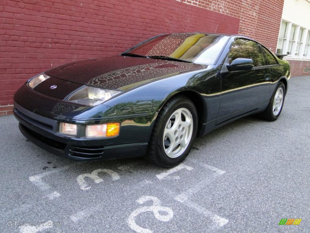 1994 300ZX Turbo Coupe - Black Emerald Pearl Metallic / Beige photo #5