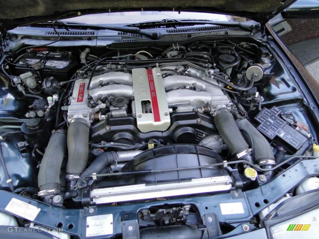 1994 300ZX Turbo Coupe - Black Emerald Pearl Metallic / Beige photo #52