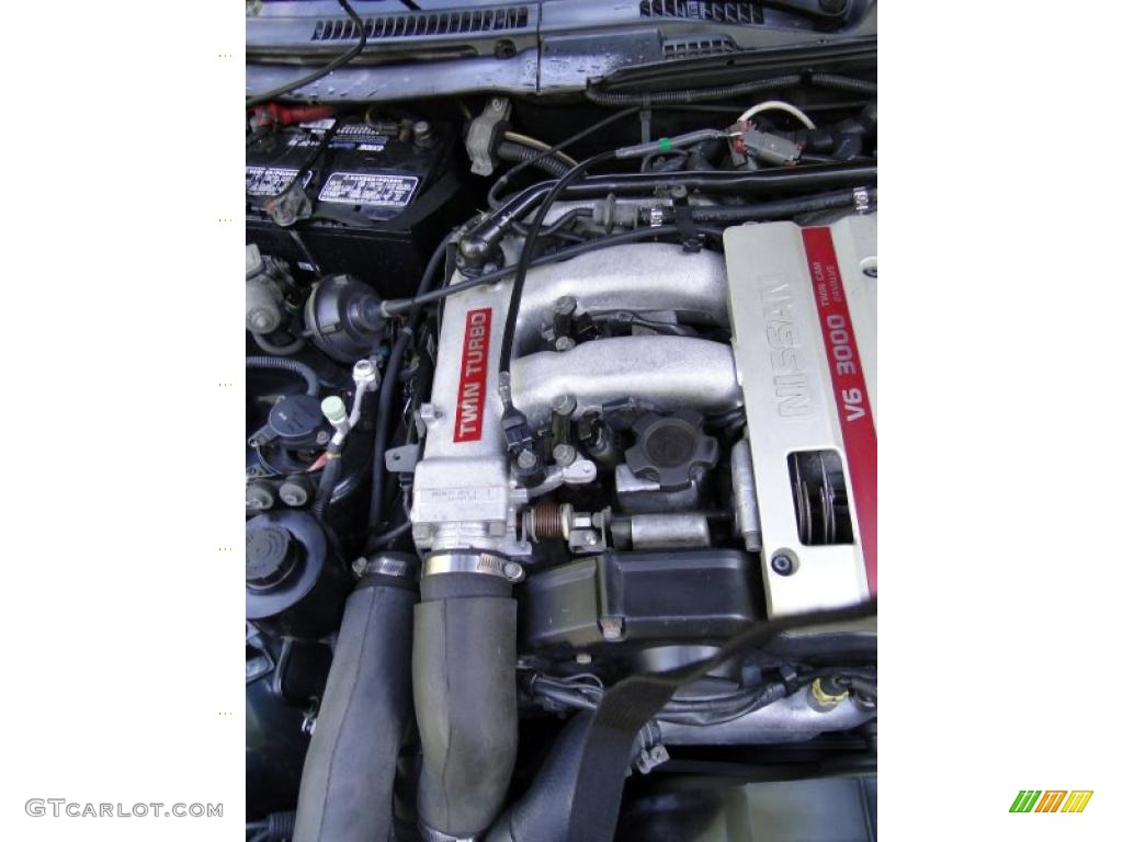 1994 300ZX Turbo Coupe - Black Emerald Pearl Metallic / Beige photo #53