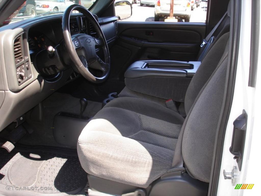 2001 Silverado 1500 Z71 Extended Cab 4x4 - Summit White / Graphite photo #10