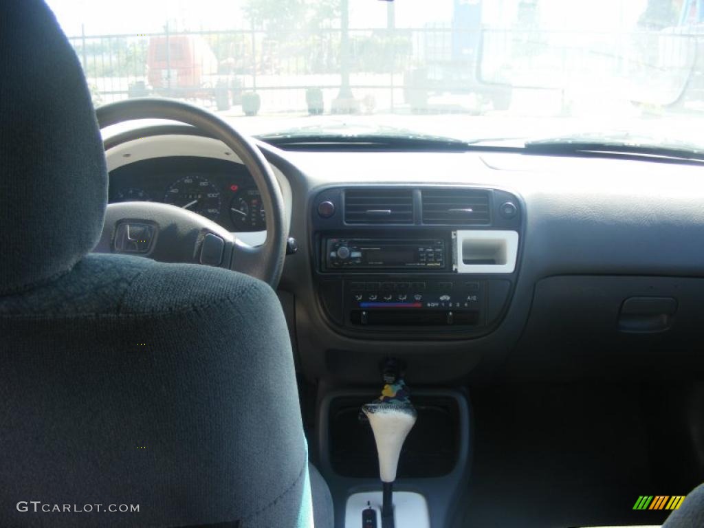 1998 Civic EX Coupe - Taffeta White / Black photo #10