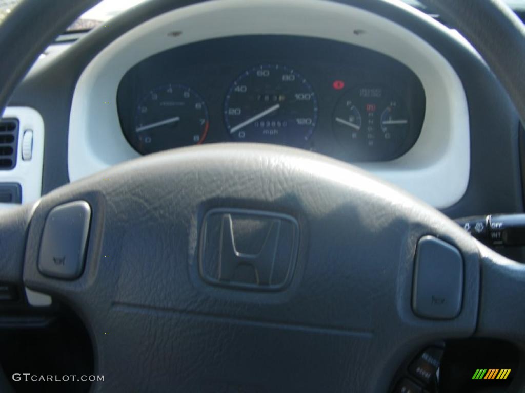 1998 Civic EX Coupe - Taffeta White / Black photo #14