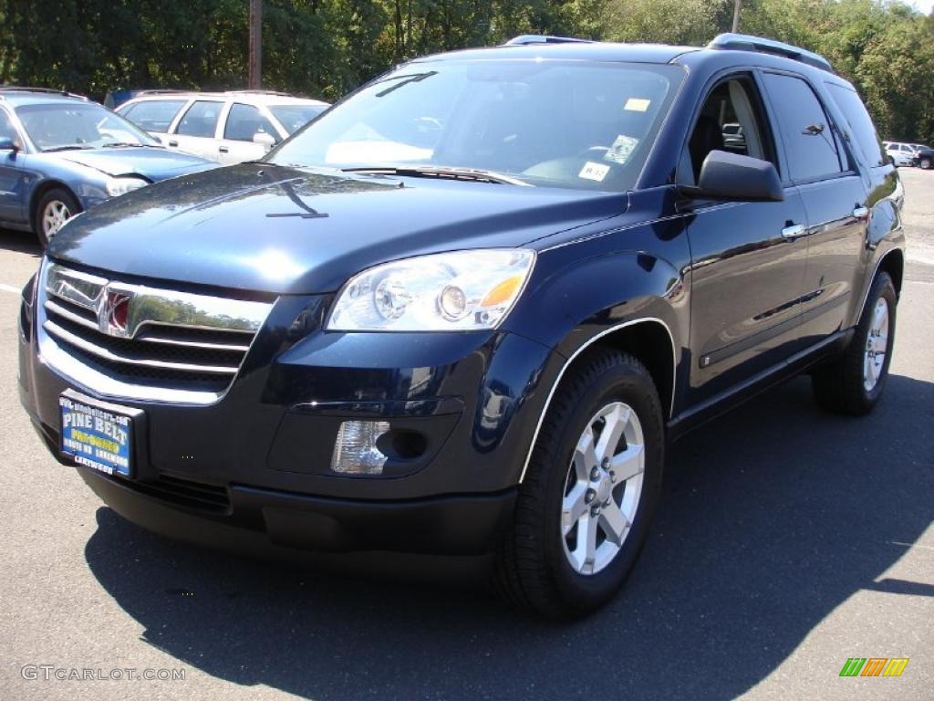2008 Outlook XE AWD - Midnight Blue / Black photo #1