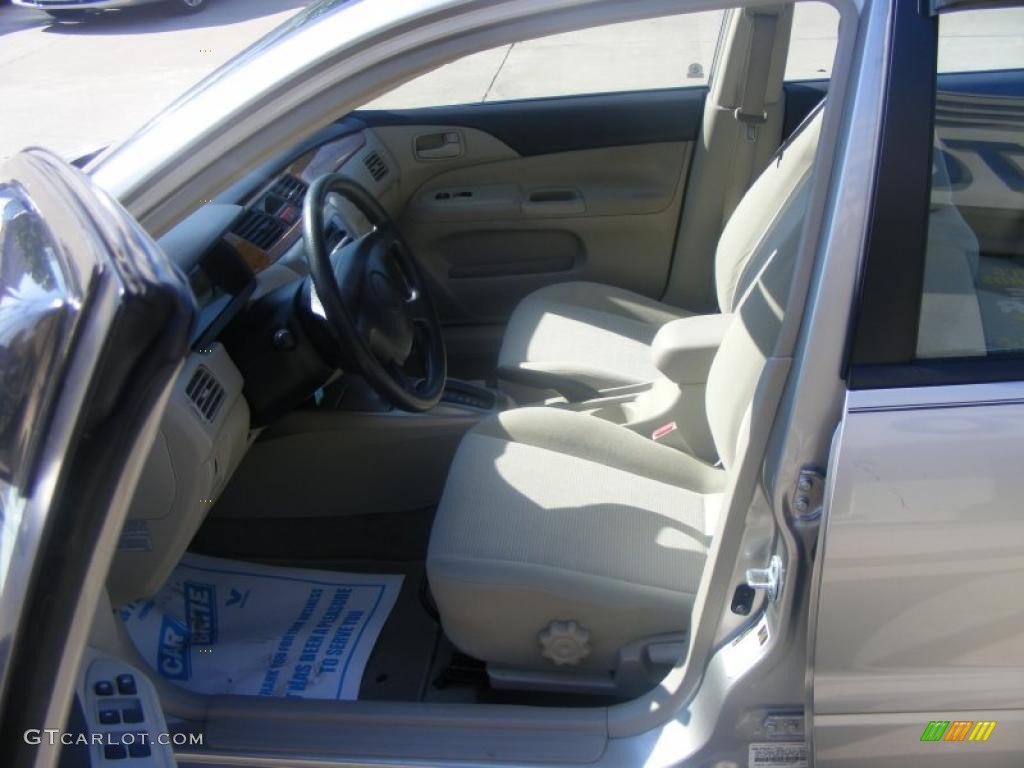 2005 Lancer ES - Warm Sand Metallic / Tan photo #7