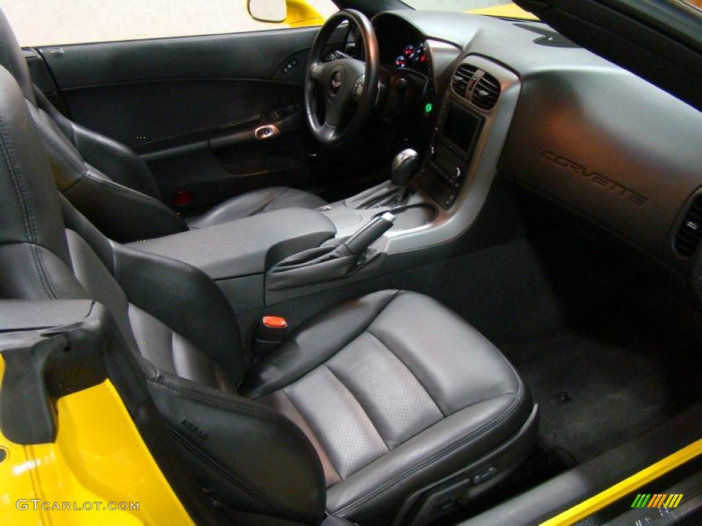 2007 Corvette Convertible - Velocity Yellow / Ebony photo #12
