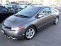 2008 Galaxy Gray Metallic Honda Civic EX Coupe  photo #3