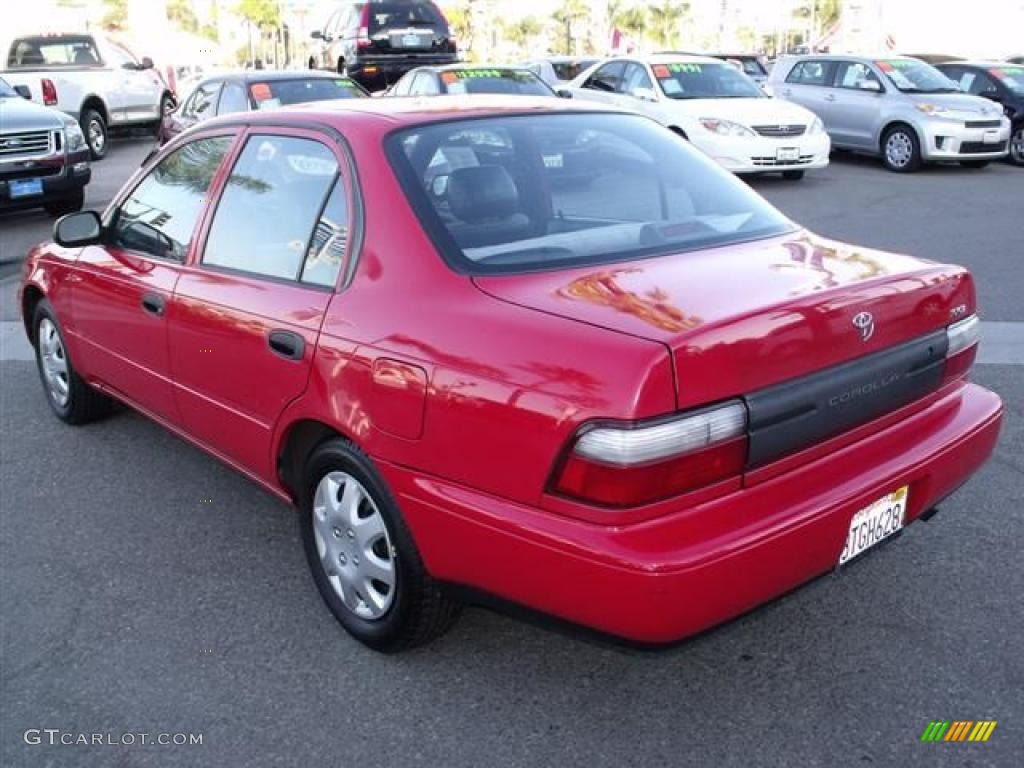 1996 Corolla 1.6 - Super Red / Gray photo #5