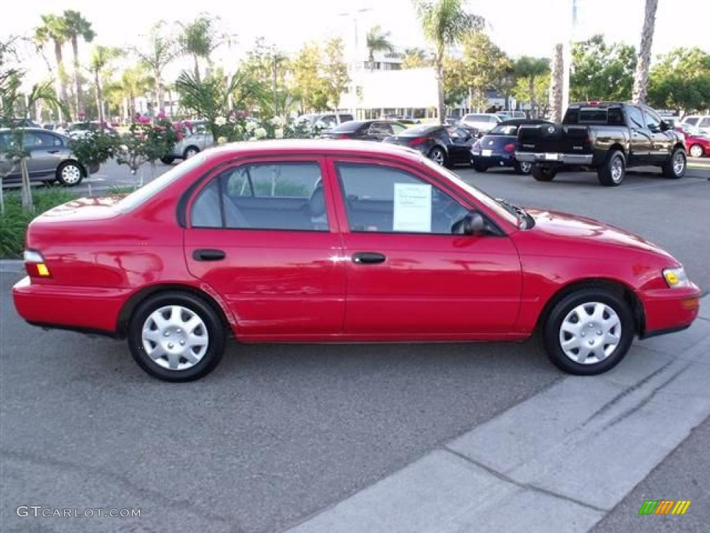 1996 Corolla 1.6 - Super Red / Gray photo #8