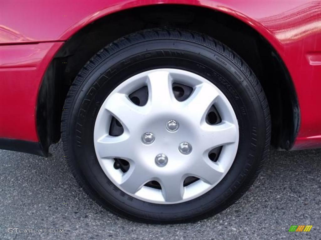 1996 Corolla 1.6 - Super Red / Gray photo #9