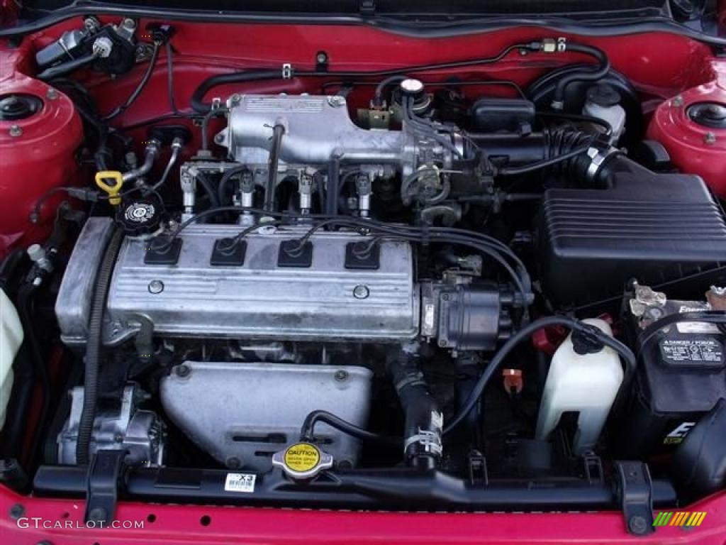 1996 Corolla 1.6 - Super Red / Gray photo #32
