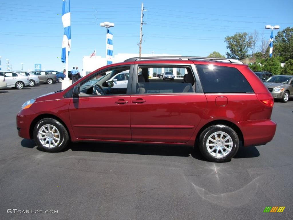 Salsa Red Pearl Toyota Sienna