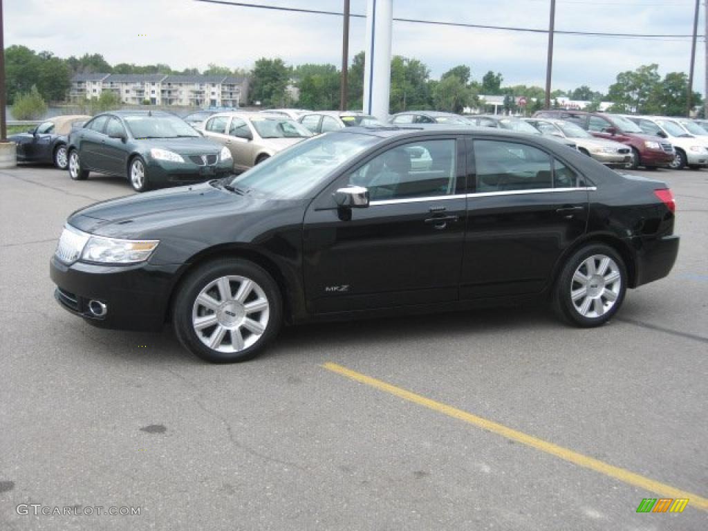 2008 MKZ Sedan - Black / Dark Charcoal photo #8