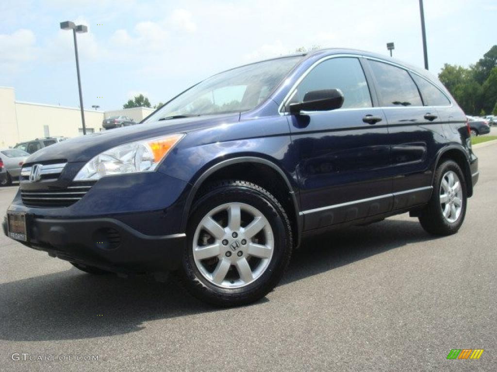 2007 CR-V EX - Royal Blue Pearl / Gray photo #2