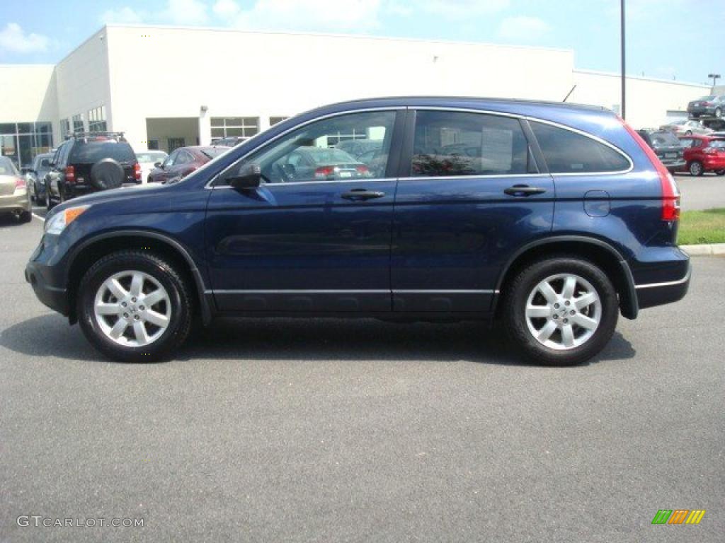 2007 CR-V EX - Royal Blue Pearl / Gray photo #3