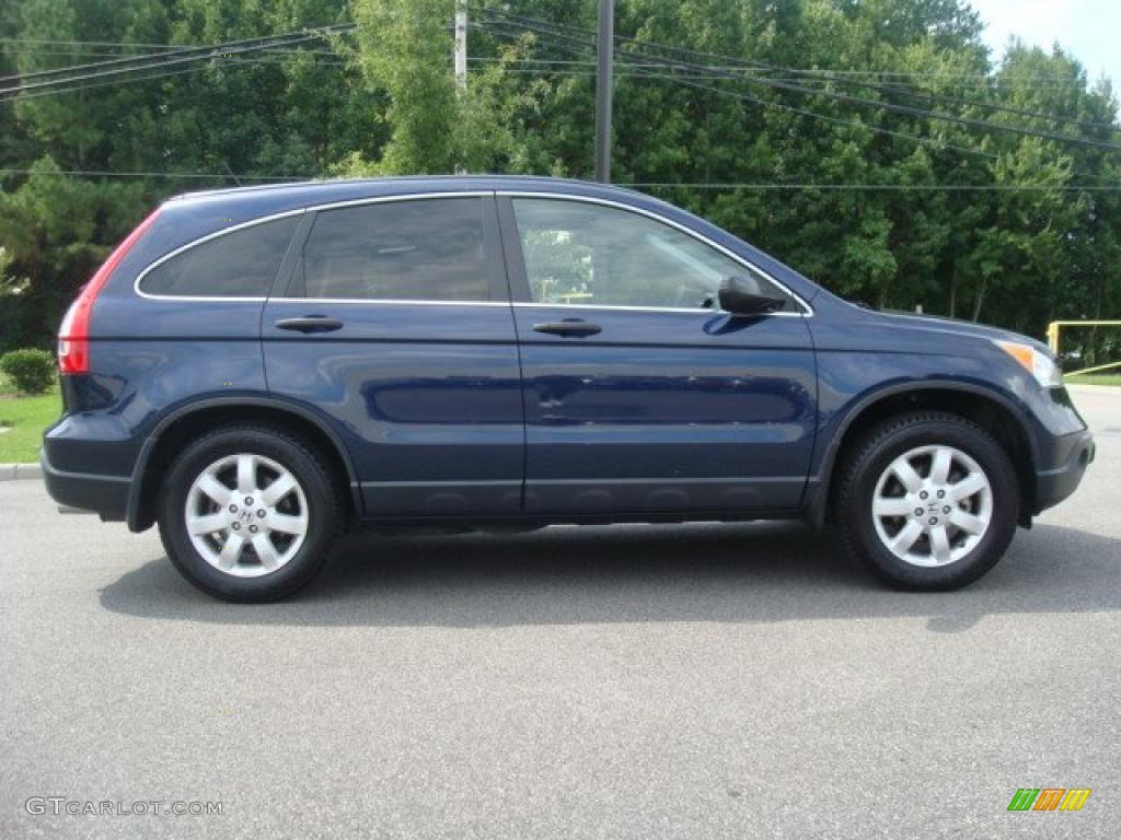 2007 CR-V EX - Royal Blue Pearl / Gray photo #6