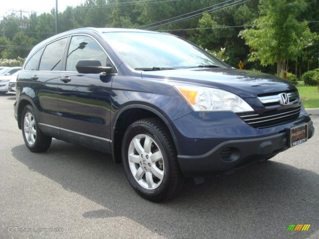 2007 CR-V EX - Royal Blue Pearl / Gray photo #7