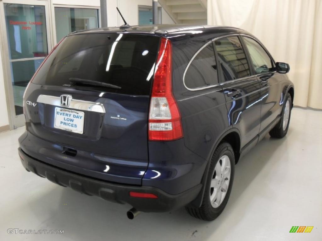 2008 CR-V EX-L 4WD - Royal Blue Pearl / Gray photo #4
