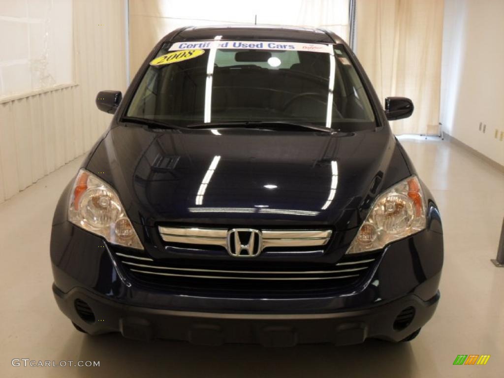 2008 CR-V EX-L 4WD - Royal Blue Pearl / Gray photo #6