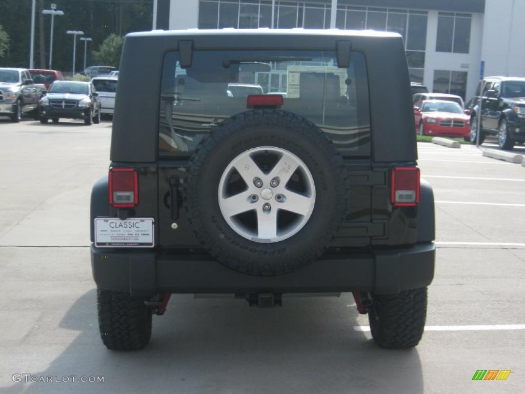 2010 Wrangler Rubicon 4x4 - Black / Dark Slate Gray/Medium Slate Gray photo #4