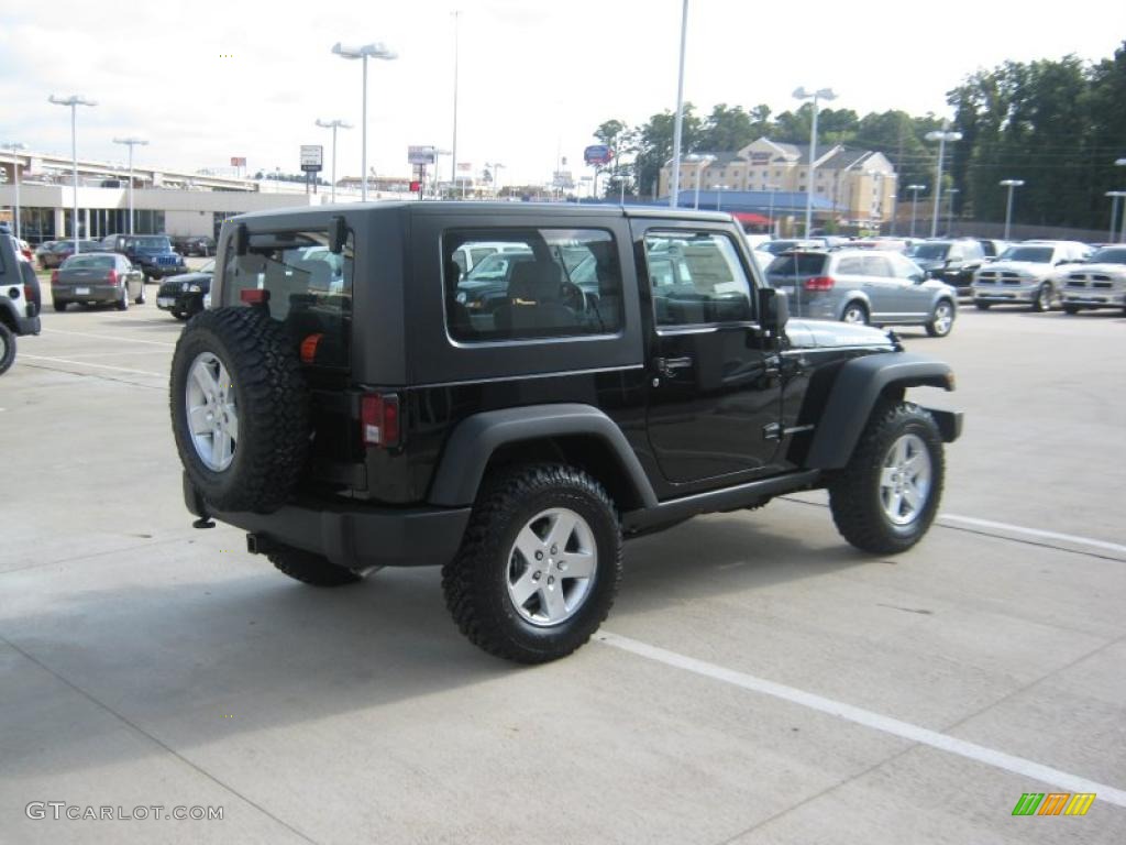 2010 Wrangler Rubicon 4x4 - Black / Dark Slate Gray/Medium Slate Gray photo #5