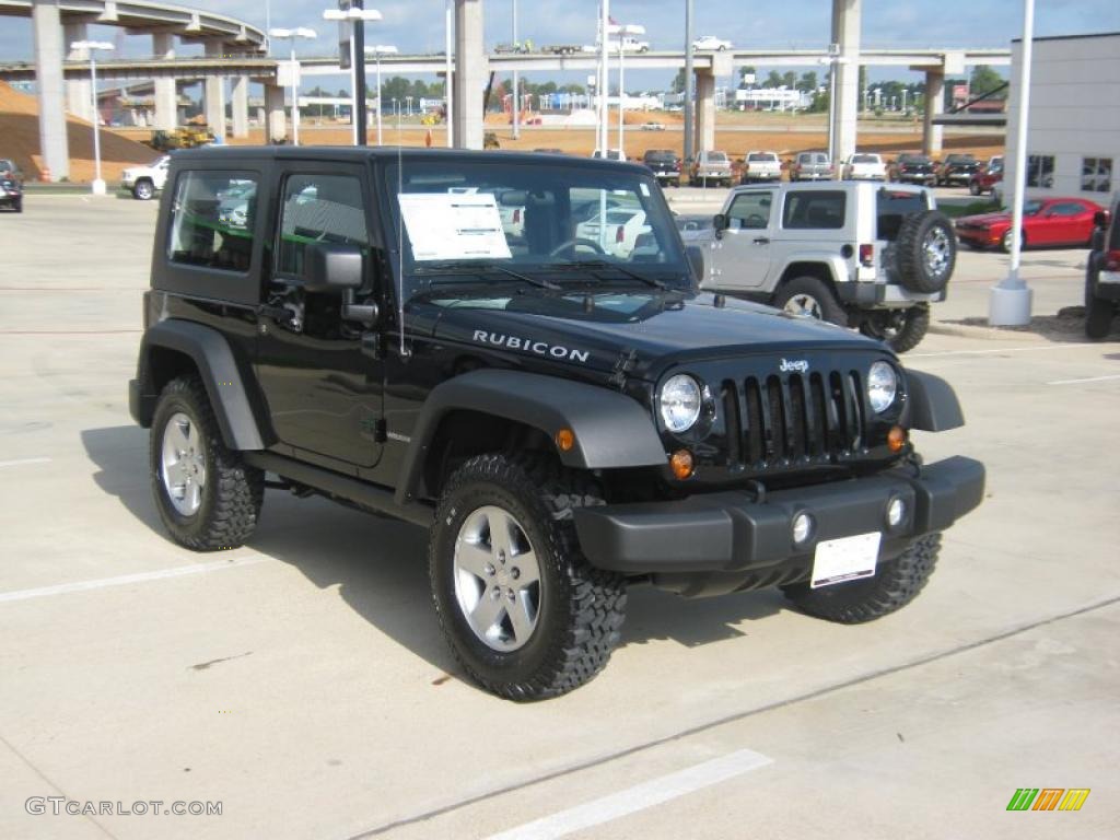 2010 Wrangler Rubicon 4x4 - Black / Dark Slate Gray/Medium Slate Gray photo #7