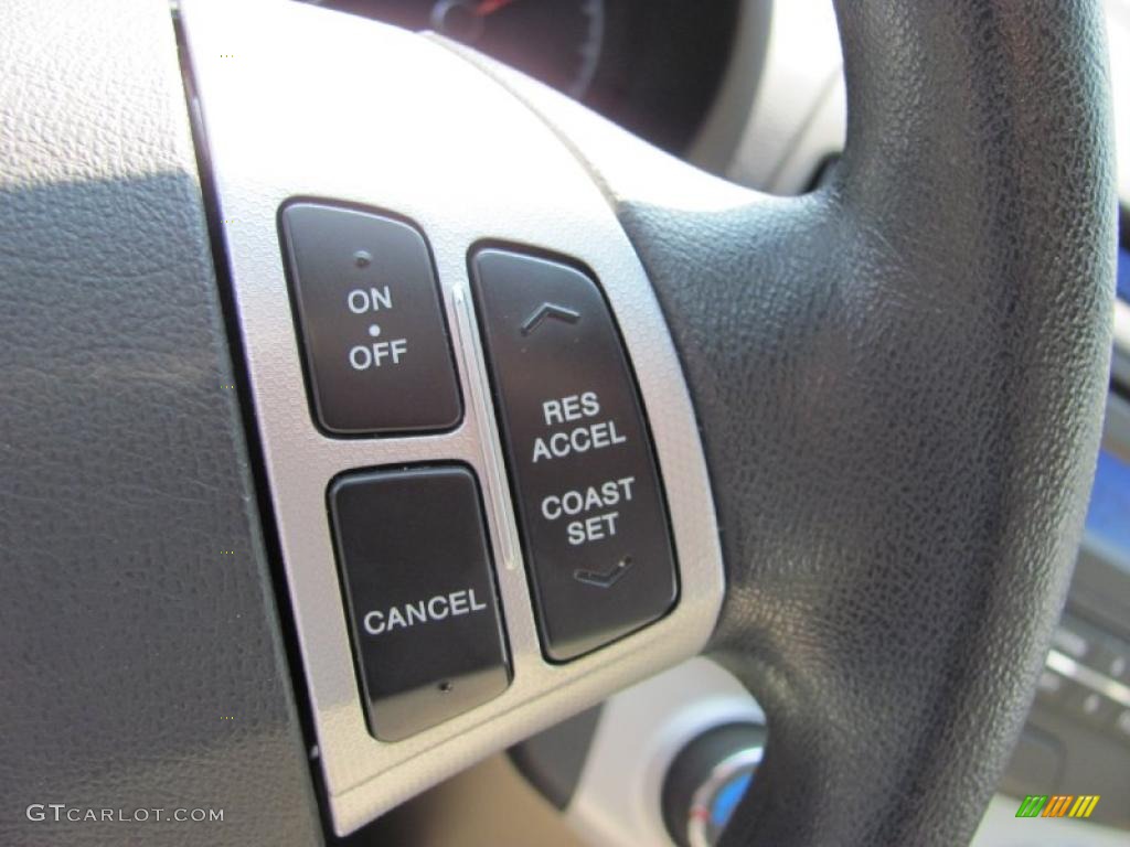 2009 Elantra GLS Sedan - Captiva White / Beige photo #10